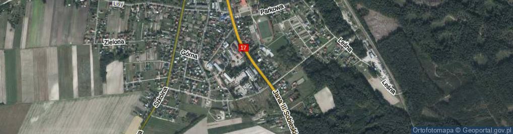 Zdjęcie satelitarne Króla Jana III Sobieskiego ul.